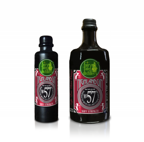 No 57 Navy Strength Oriental Highland Gin bottle from Fairytale Distillery