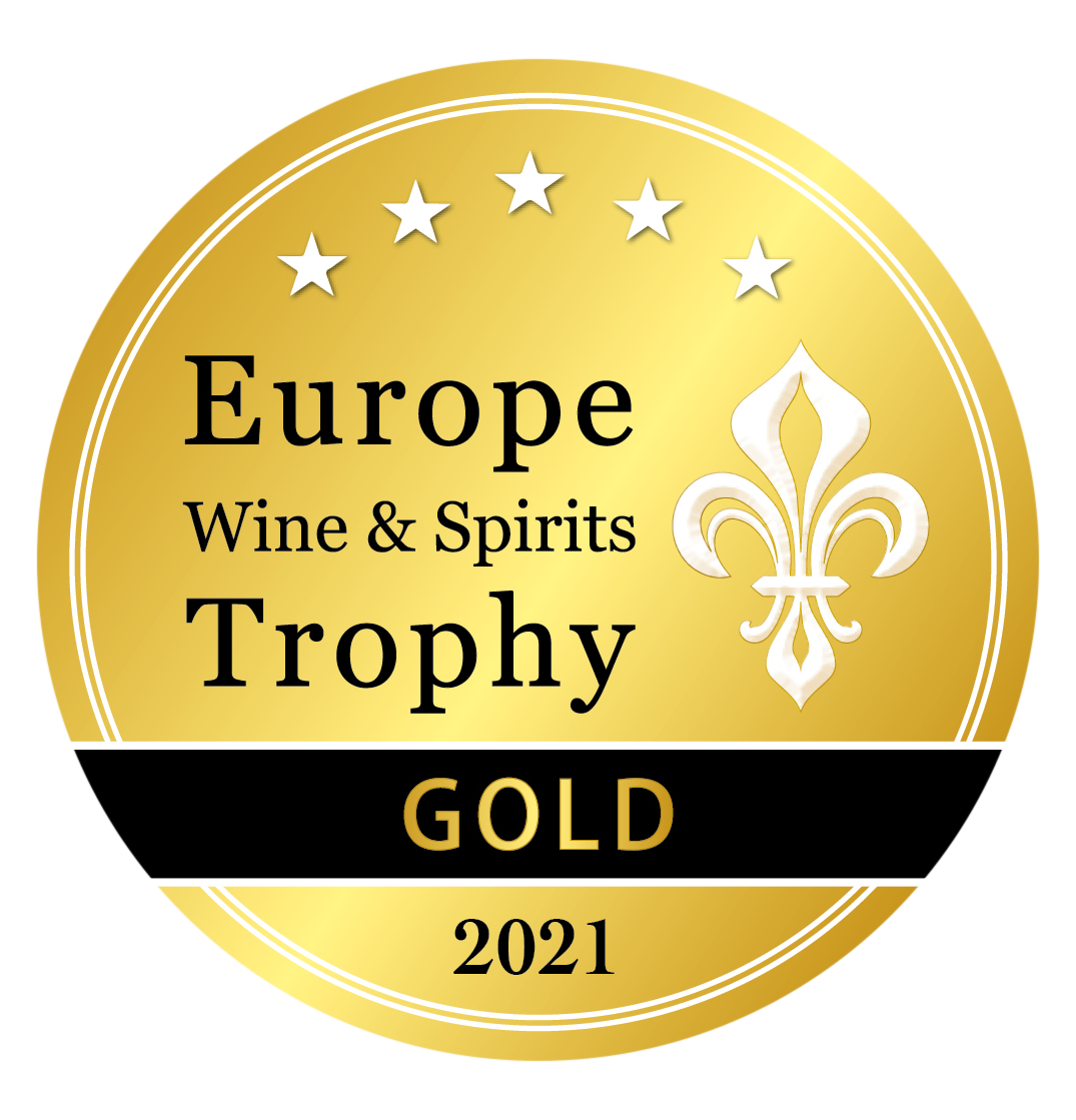 Europe Wine & Spirits Trophy Gold 2021 Badge