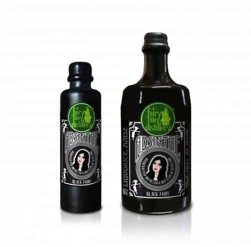 Black Fairy Highland Absinthe bottle from Fairytale Distillery