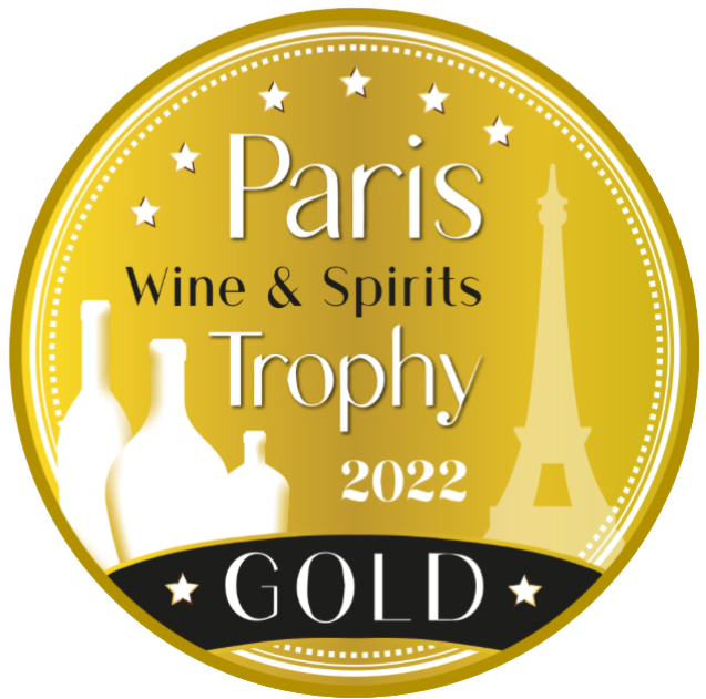 Paris Wine & Spirits Trophy 2022 Gold Badge