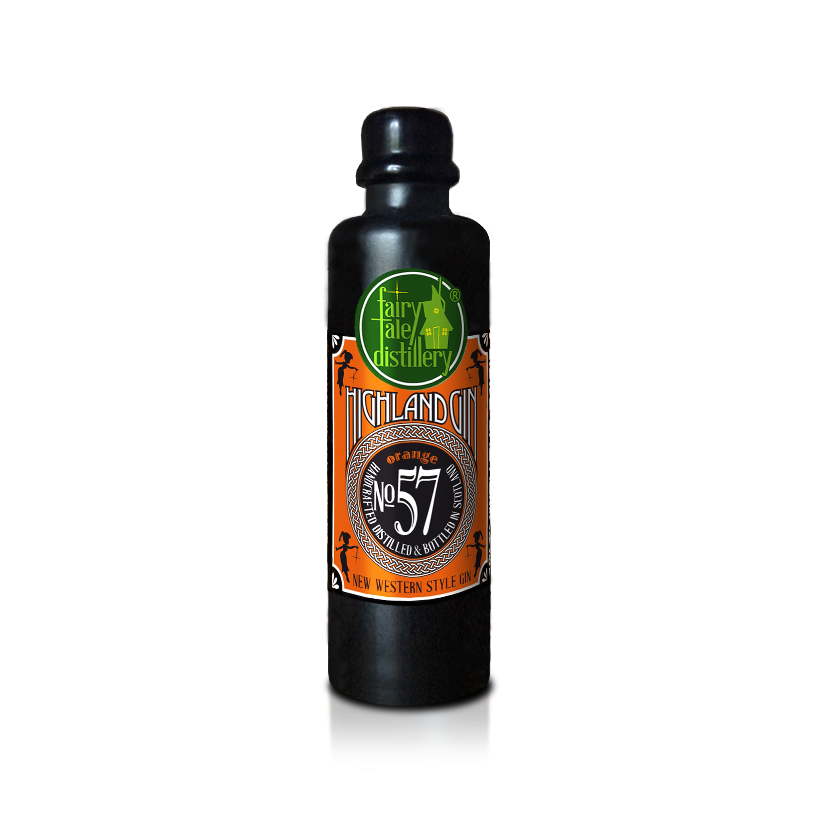 No 57 Orange New Western Style Highland Gin bottle 0,2l from Fairytale Distillery