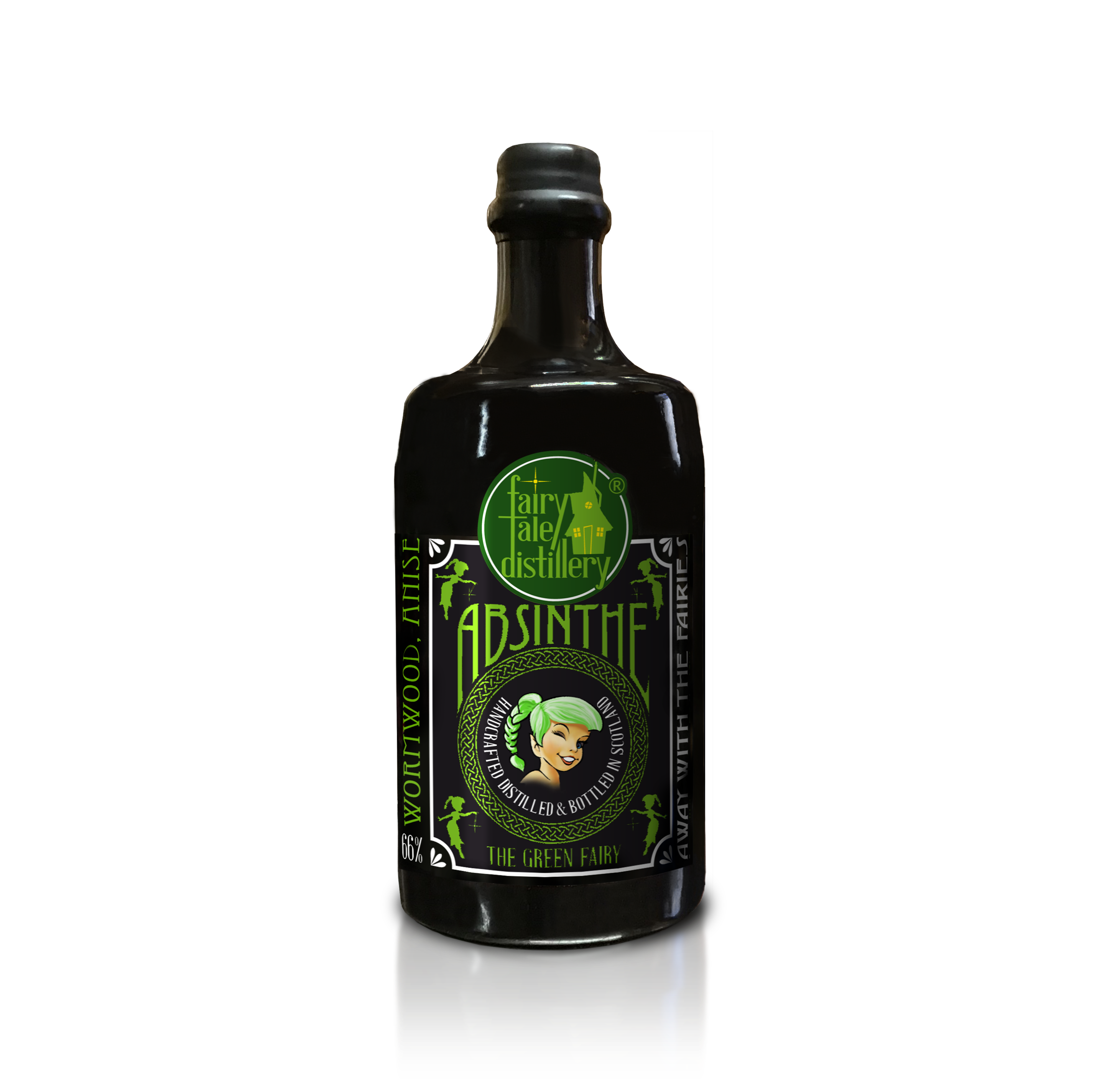 The Green Fairy Highland Absinthe bottle 0,7l from Fairytale Distillery